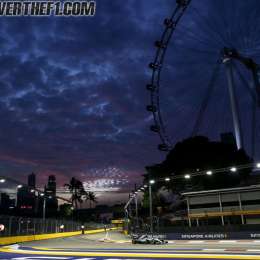 Rosberg dominó en la noche de Singapur