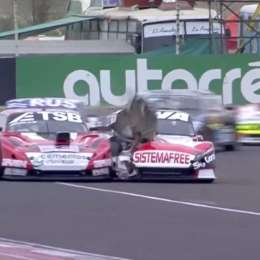 El toque entre Rossi y Urcera