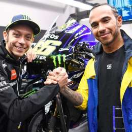 Se filtraron las primeras imágenes del duelo Hamilton-Rossi