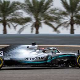 George Russell sorprendió con el Mercedes