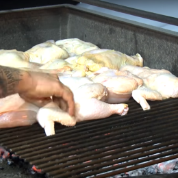 Un clásico del TC: asado post victoria