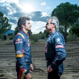 Espectacular duelo entre padre e hijo: Sainz vs Sainz