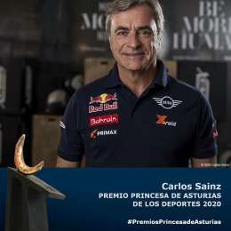 Carlos Sainz recibe el premio "Princesa de Asturias"