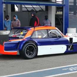 Tres Ford de TC probaron en La Plata