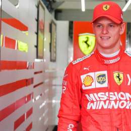 Mick Schumacher y su estreno con Ferrari en fotos