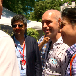 Rodríguez Larreta y Santilli en la Fórmula E