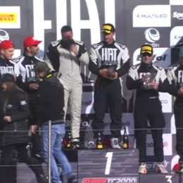 La palabra de los tres del podio de la Fiat