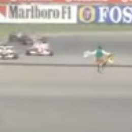 El sacerdote que entró al Gran Premio de Silverstone en 2003