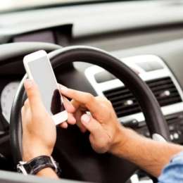 El porcentaje de conductores que usan celular