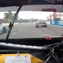 El show a bordo de la largada detenida del Súper TC2000