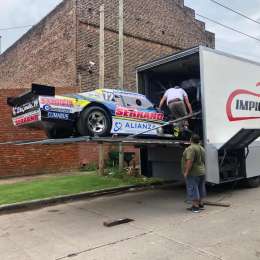 Serrano y un susto en la prueba de Olavarria