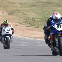 Pilotos de superbike probaron en Bahía Blanca