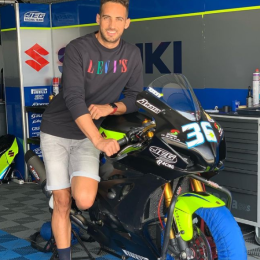 Tati Mercado no pudo completar la primera carrera en Aragón