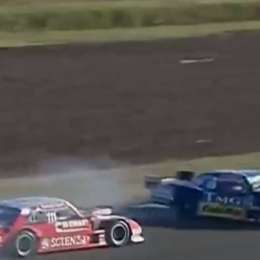 El toque entre Silva y Fontana en la primera batería