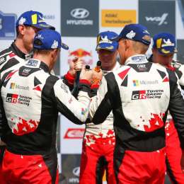 Tanak comandó el aplastante dominio de Toyota en Alemania