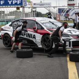 Toyota comenzó su prueba en el Cabalén