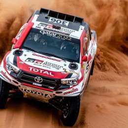 Al Attiyah ganó con Toyota en Marruecos, con miras al Dakar