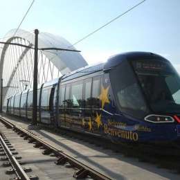 El tranvía que une Francia con Alemania