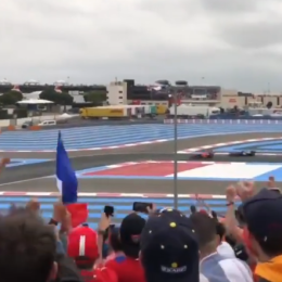 El sobrepaso de Verstappen desde la tribuna