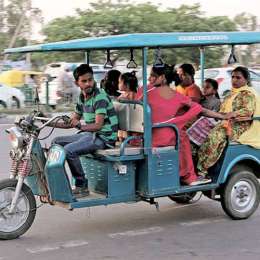 Auge de los triciclos eléctricos en India