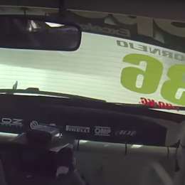 El Zonda no perdona: Trompo y golpe contra la pared