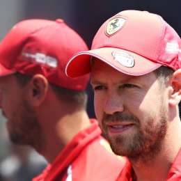 La calentura de Vettel tras el fallo
