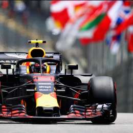 Verstappen dominó el primer ensayo en Brasil