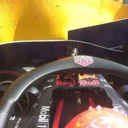 Verstappen abandonó y cortó una racha de 21 GP en los puntos