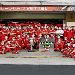 El gesto de Vettel que sorprendió a todo Ferrari en Abu Dhabi