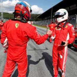 Vettel no esperaba intercambiar posiciones con Raikkonen