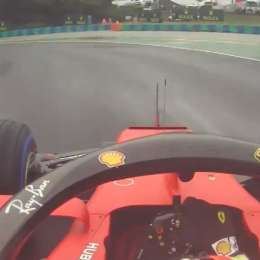 A bordo: La vuelta con lluvia de Vettel en el Hungaroring