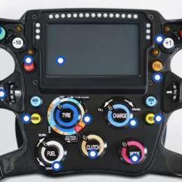 ¿Qué tiene un volante de F1?