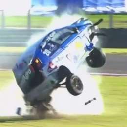 Fuerte vuelco en la Fiat Punto Abarth