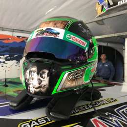 El nuevo diseño de casco del "Rayo" Mazzacane