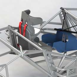 Un dispositivo para proteger las piernas de los pilotos
