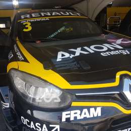 Pernía adelante en la primera salida a pista en San Nicolás