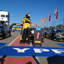 El podio del Súper TC2000 en Rosario