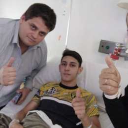 Se cortó los ligamentos en un accidente vial