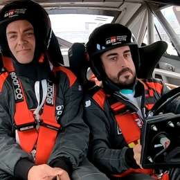 Fernando Alonso en acción a bordo del Súper TC2000