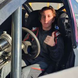 El hijo de Diego Santilli prueba un Top Race Junior