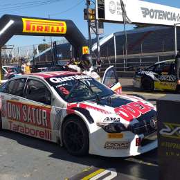 Martín Farfala con la pole en el TR Junior