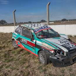 Mirá el fuerte accidente del ganador de la Fórmula Renault en Toay