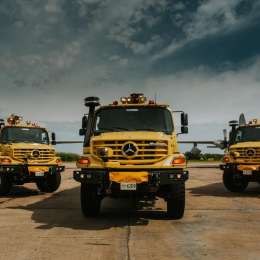 Mercedes-Benz entregó camiones Zetros a la Fuerza Aérea Argentina