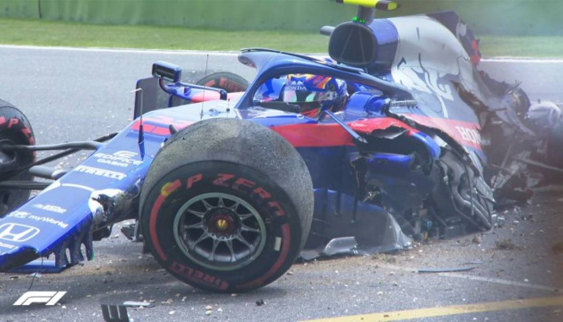 Tremendo accidente de Albon en China