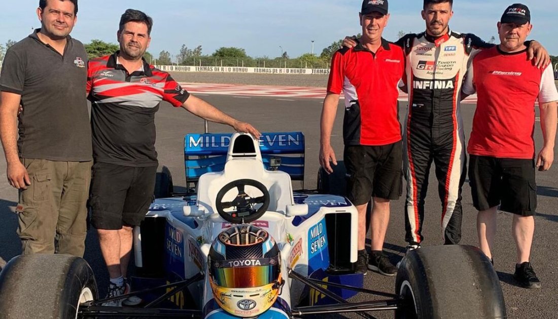 Matías Rossi manejó un F1