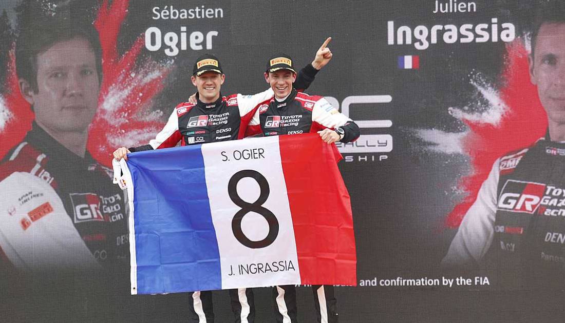 Ogier, ocho veces campeón