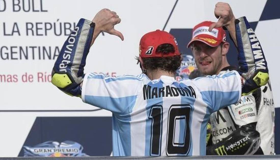 El día que Valentino homenajeó a Maradona