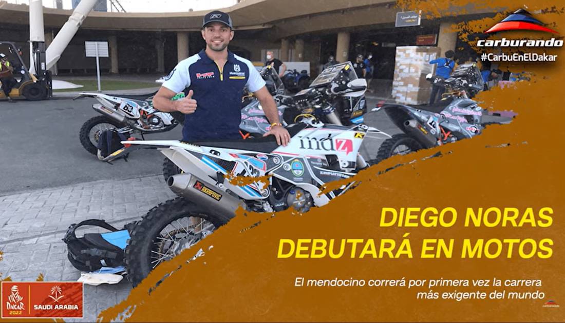 Diego Noras, una cara nueva en el Dakar