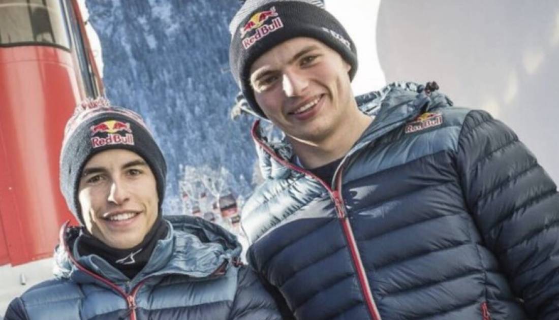 Verstappen y Márquez en los Premios Laureus