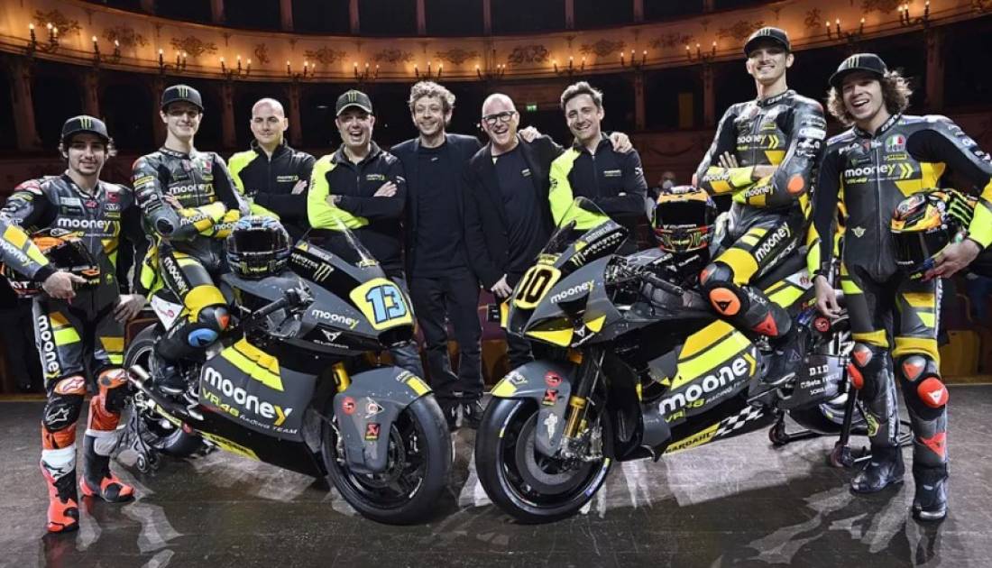 Valentino Rossi presentó su equipo